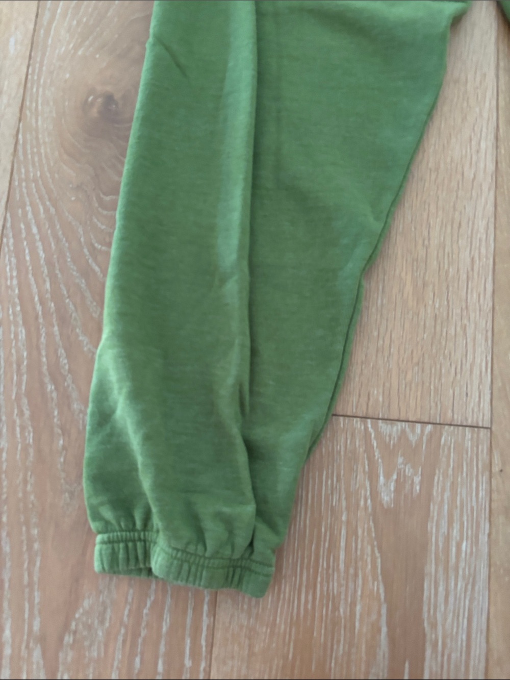 Aviator Nation Olive Green Sweatpants with Black lightening bolt Detail - Picture 6 of 6